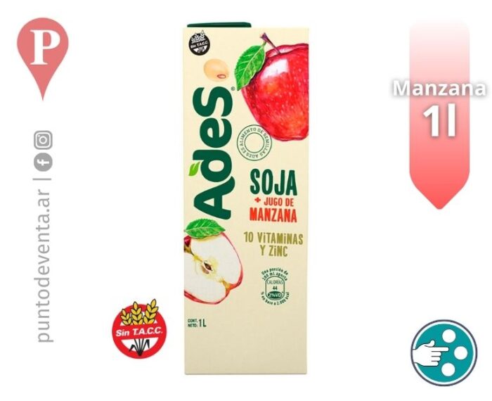 Jugo Ades Lt Manzana
