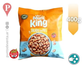 Mani King Salado Sin Piel 400g