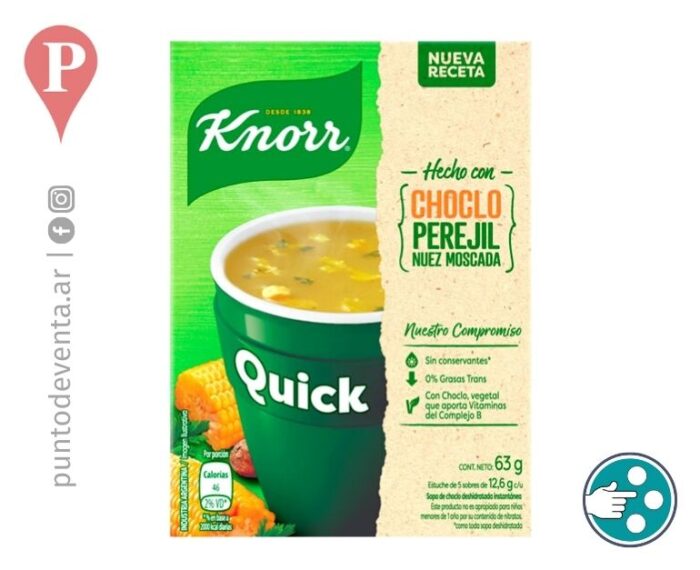 Sopa Knorr Quick Choclo