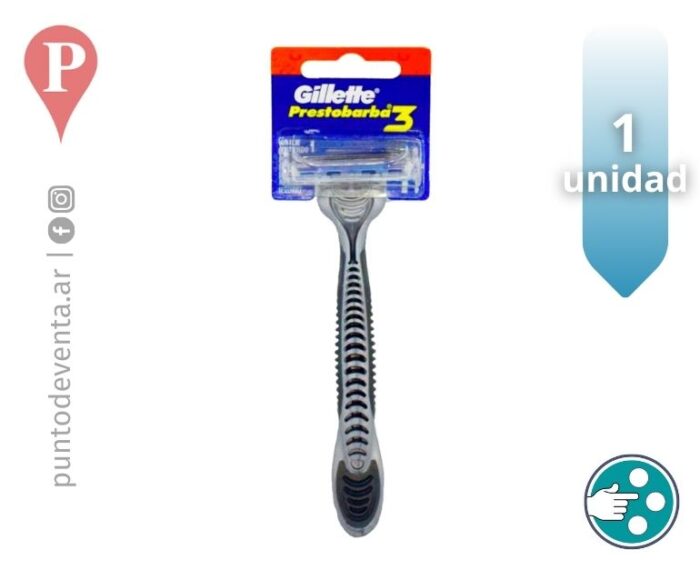 Maquina de Afeitar Prestobarba 3 Confort Gel
