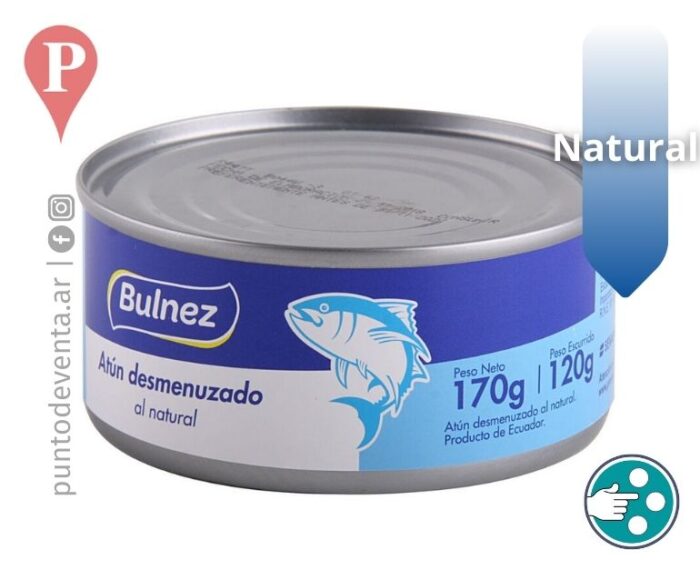 Atun Desmenuzado Bulnez Natural 170g