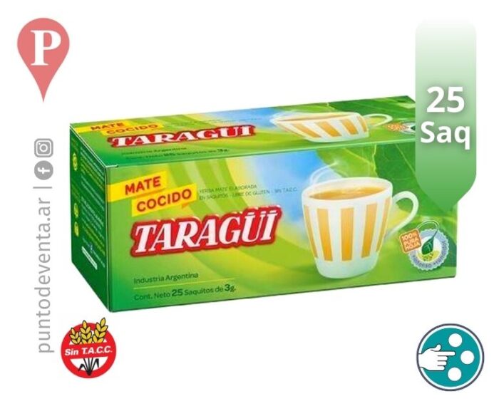 Mate Cocido Taragui 25 saquitos