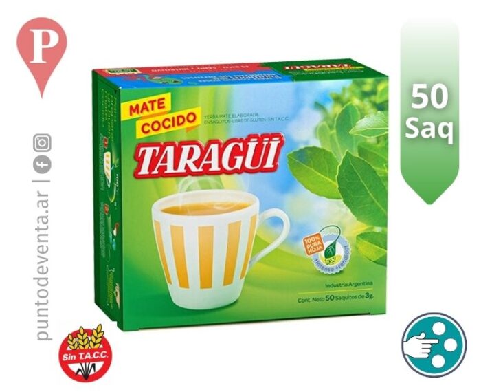 Mate Cocido Taragui 50 saquitos