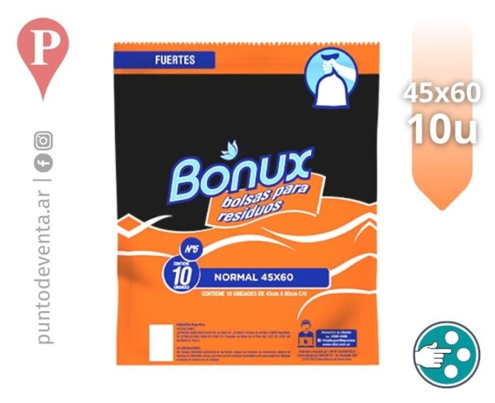 Bolsa de Residuos Bonux 45x60x10