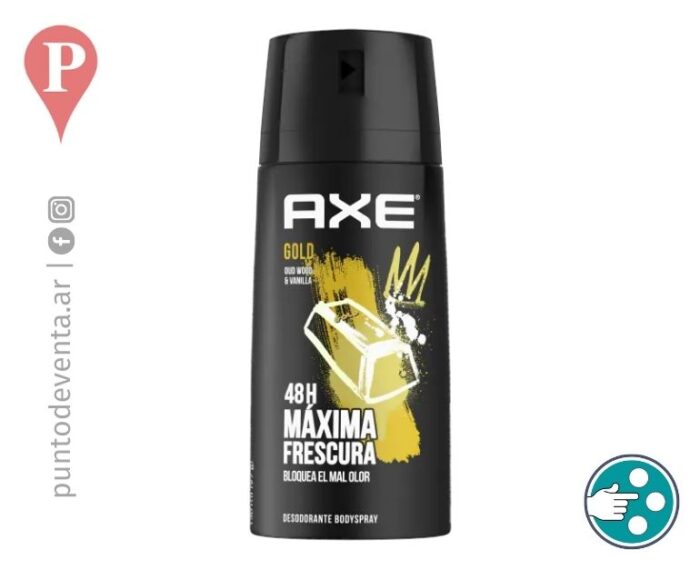 Desodorante Axe Máxima Frescura Gold 150ml