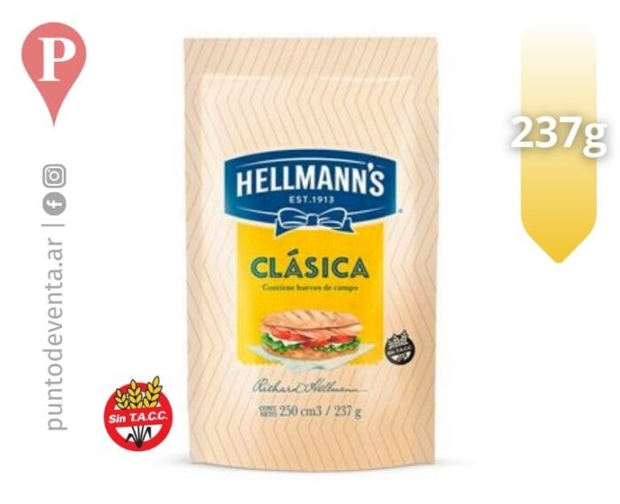 Aderezo Mayonesa Hellmanns 237g
