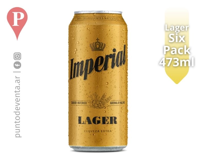 Cerveza Imperial Lager Lata 473ml