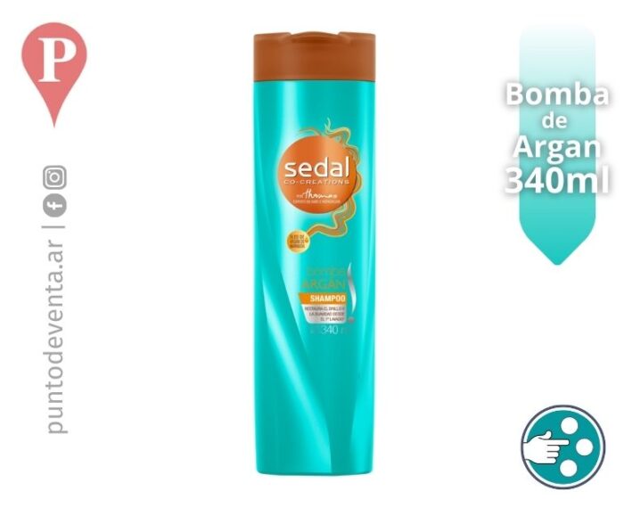 Shampoo Sedal Bomba de Argán 340ml
