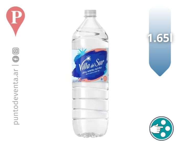 Agua Mineral Sin Gas Villa del Sur 1.65l