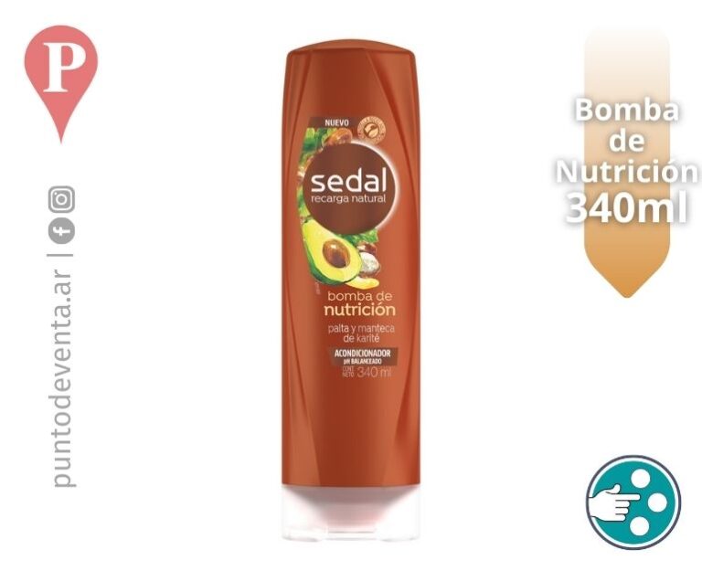 Acondicionador Sedal Bomba de Nutrición 340ml