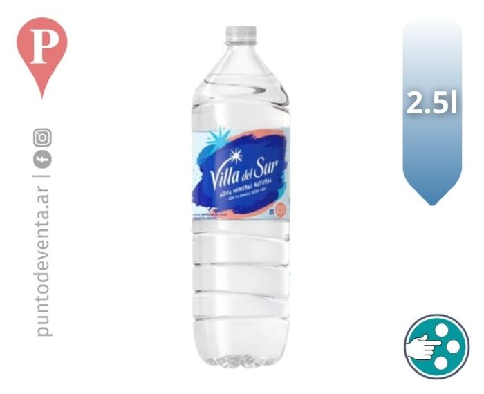 Agua Mineral Sin Gas Villa del Sur 2.5l