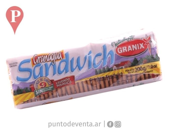 Galletitas Granagua Sandwich Granix 200g