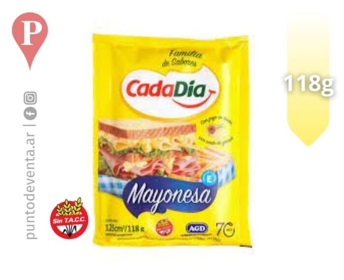 Aderezo Mayonesa Cada Día 118g