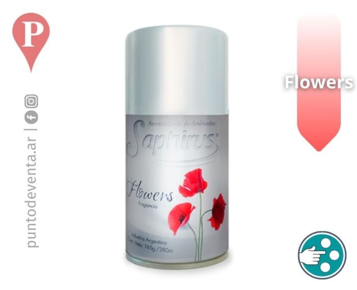 Repuesto Difusor Aromatizador Saphirus Flowers 280ml