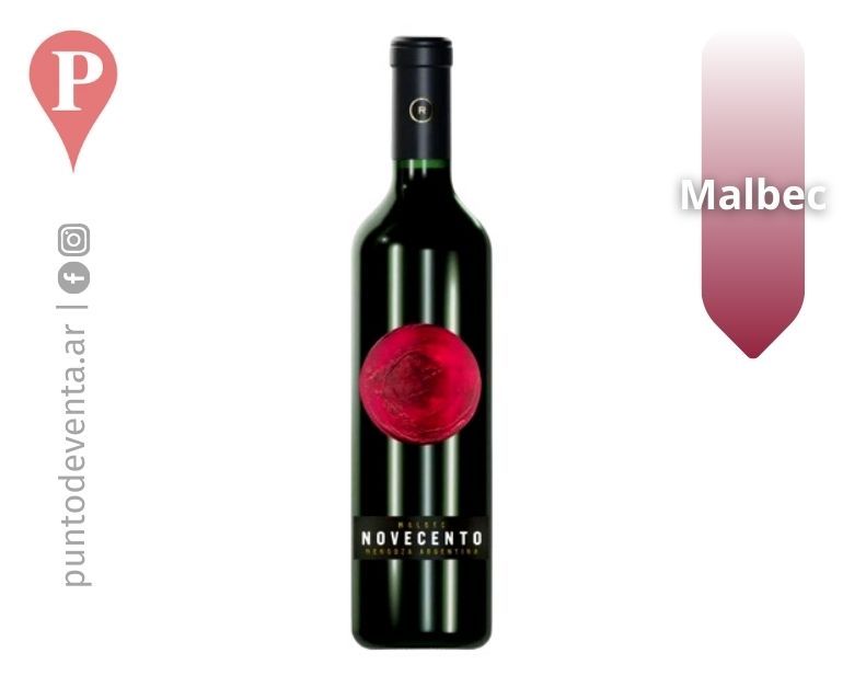 Vino Novecento Malbec 750ml