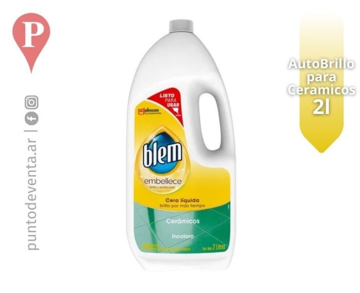 Cera Autobrillo Incoloro Blem 2L