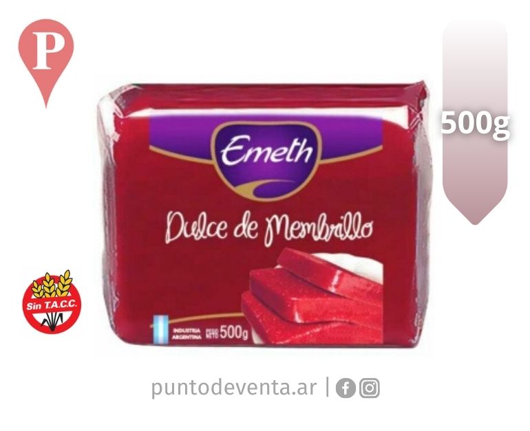 Dulce de Membrillo Emeth 500g