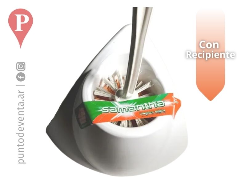Escobilla Sanitaria Samantha con Recipiente