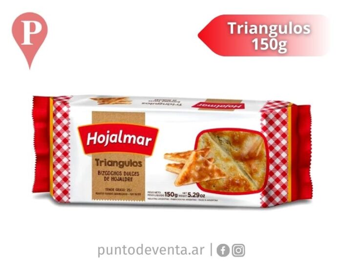 Galletitas Triangulos Hojalmar 150g