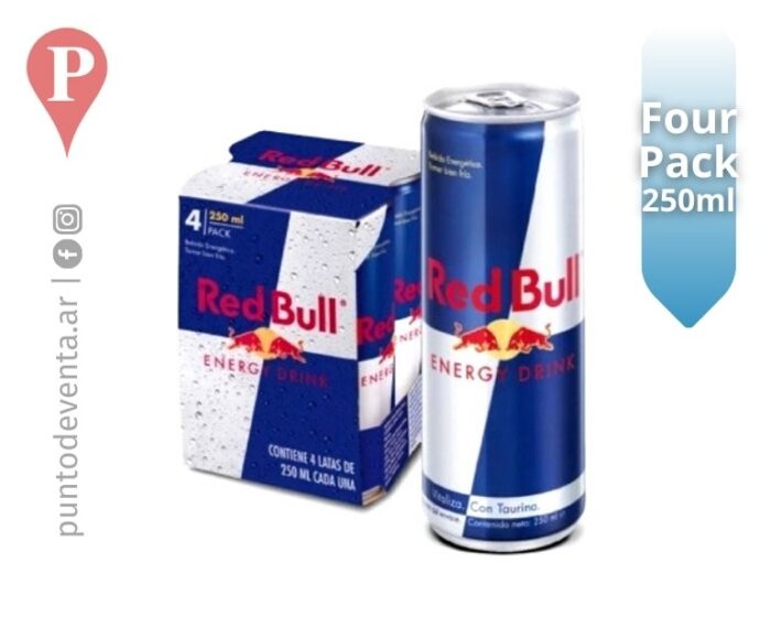 Energizante Red Bull 250ml Four Pack