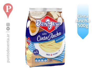 Fideos Frescos Cinta Ancha Don Yeyo 500g