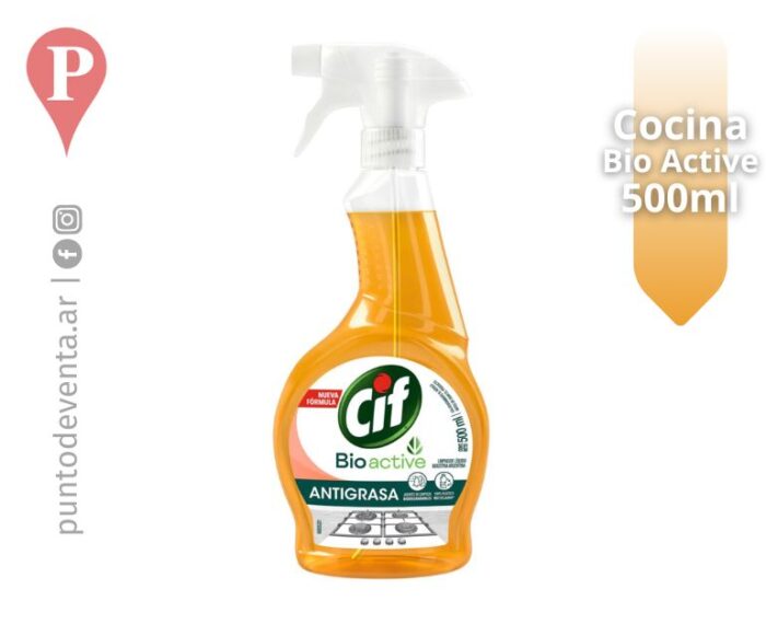 Limpiador Liquido Antigrasa Cif con Gatillo 500ml