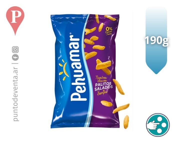 Palitos Salados Clasicos Pehuamar 190g