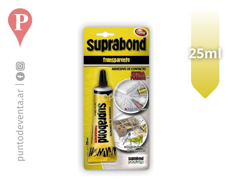 Pegamento Transparente Suprabond 25ml