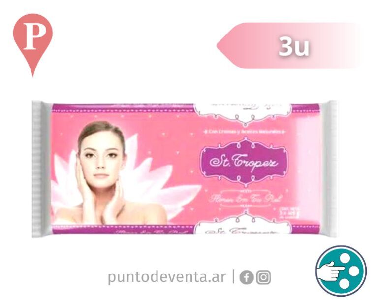 Jabon de Tocador St. Tropez Flores en tu piel 3x125g
