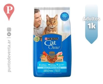 Alimento para Gato Cat Chow Adultos PyP 1kg - desarrollo.puntodeventa.ar