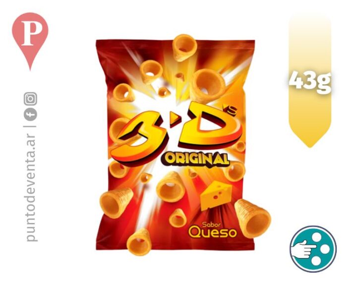 Conos 3D Original 43g - desarrollo.puntodeventa.ar
