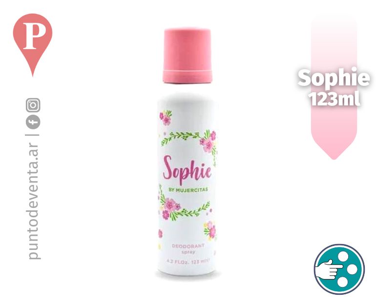 Desodorante Mujercitas Sophie 123ml - desarrollo.puntodeventa.ar