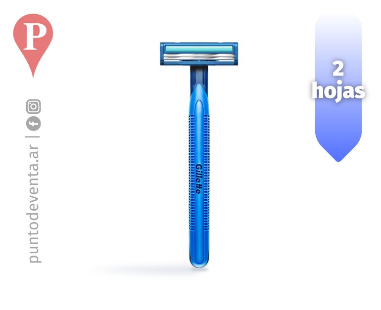 Maquina de Afeitar Gillette Prestobarba UltraGrip Plus 1u- desarrollo.puntodeventa.ar
