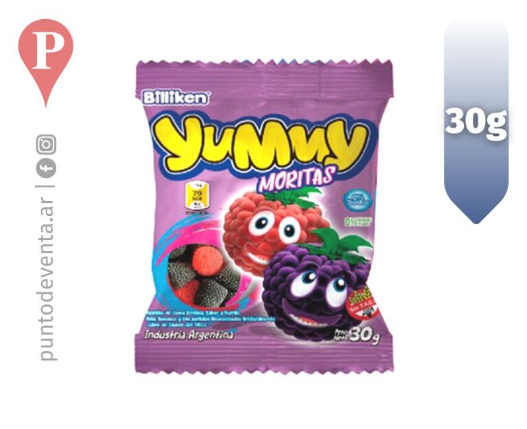 Gomitas Moras Frutales Yummy 30g - desarrollo.puntodeventa.ar