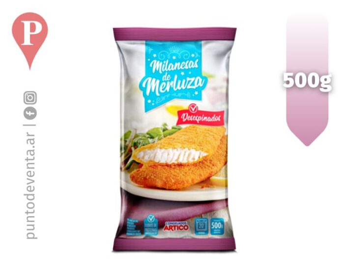 Milanesa de Merluza Artico 500g - desarrollo.puntodeventa.ar