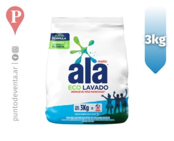 Jabon en Polvo Ala Matic Original 3kg - desarrollo.puntodeventa.ar