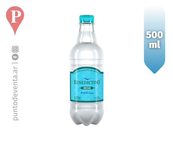 Agua Mineral Benedictino 500ml - desarrollo.puntodeventa.ar