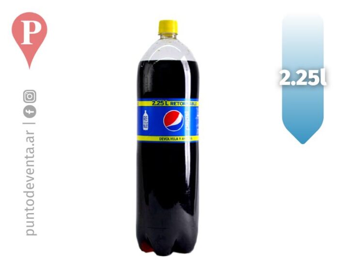 Gaseosa Retornable Pepsi 2.25l - desarrollo.puntodeventa.ar