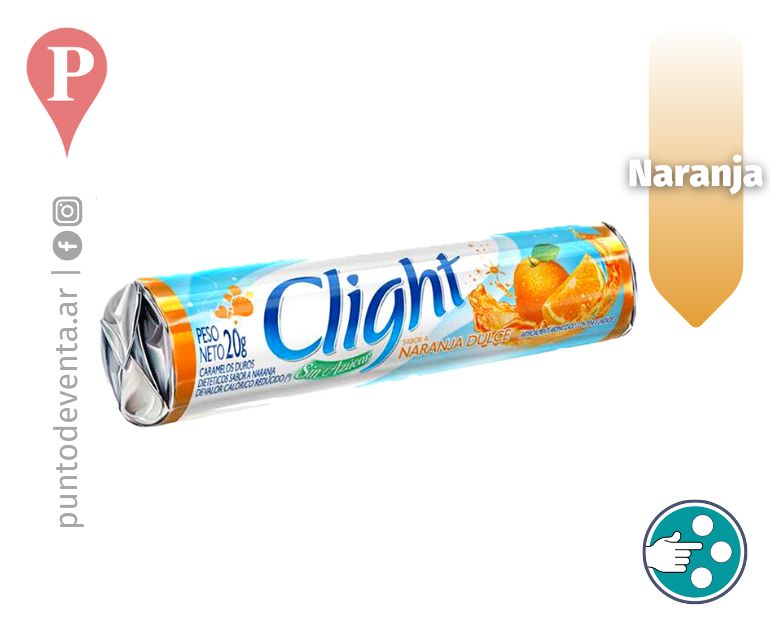 Pastillas Clight Naranja Dulce 20g - desarrollo.puntodeventa.ar