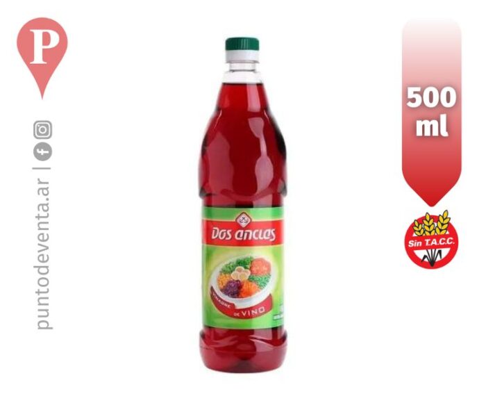 Vinagre de Vino Dos Anclas 500ml - puntoventa.ar