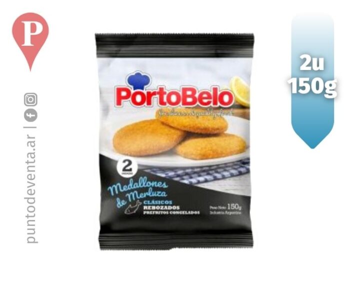 Medallon de Merluza Porto Bello 150g 2u - desarrollo.puntodeventa.ar