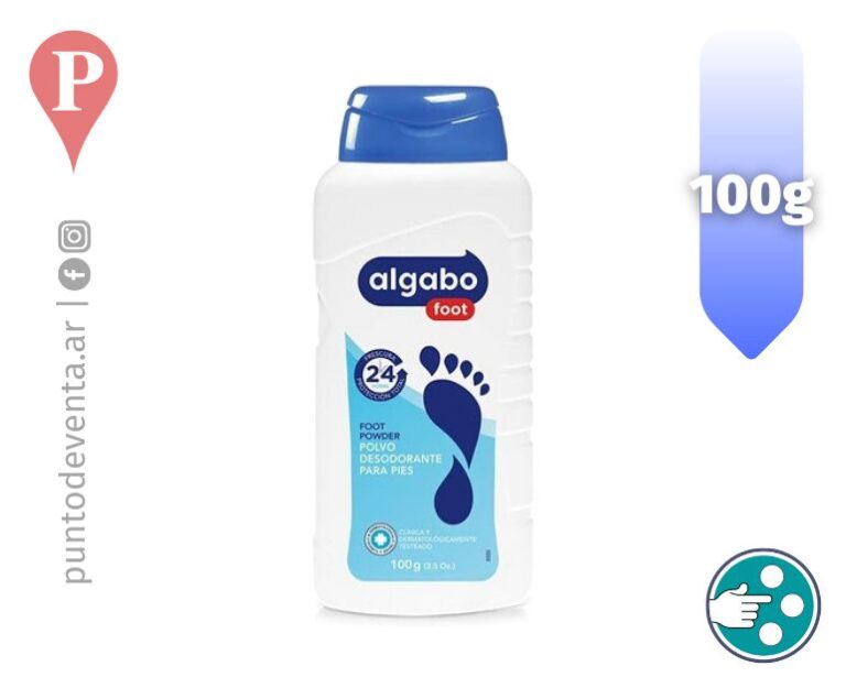 Talco Polvo Pedico Algabo 100g - desarrollo.puntodeventa.ar