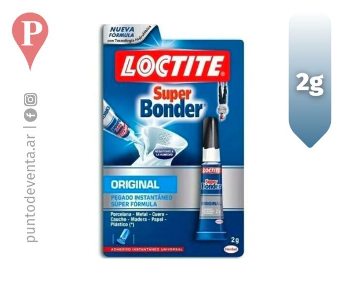 Pegamento Adhesivo Instantáneo Loctite Super Bonder 2g - desarrollo.puntodeventa.ar