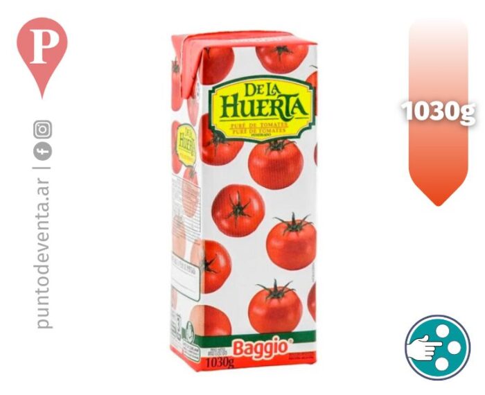 Pure de Tomate La Huerta 1030g - desarrollo.puntodeventa.ar