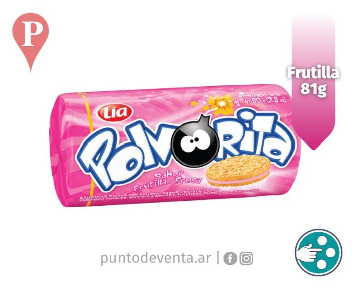 Galletitas Polvoritas Rellena Frutilla 81g - desarrollo.puntodeventa.ar