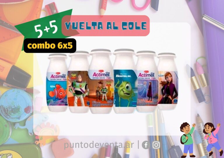 PACK 6x5 Actimel Kids - desarrollo.puntodeventa.ar