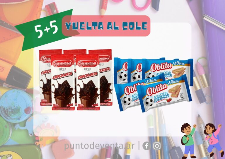 PACK 5+5 Chocolatada 200ml + Oblea 50g - desarrollo.puntodeventa.ar