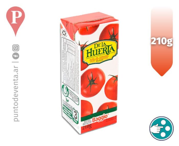 Pure de Tomate La Huerta 210g - desarrollo.puntodeventa.ar