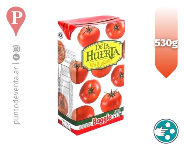 Pure de Tomate La Huerta 530g - desarrollo.puntodeventa.ar