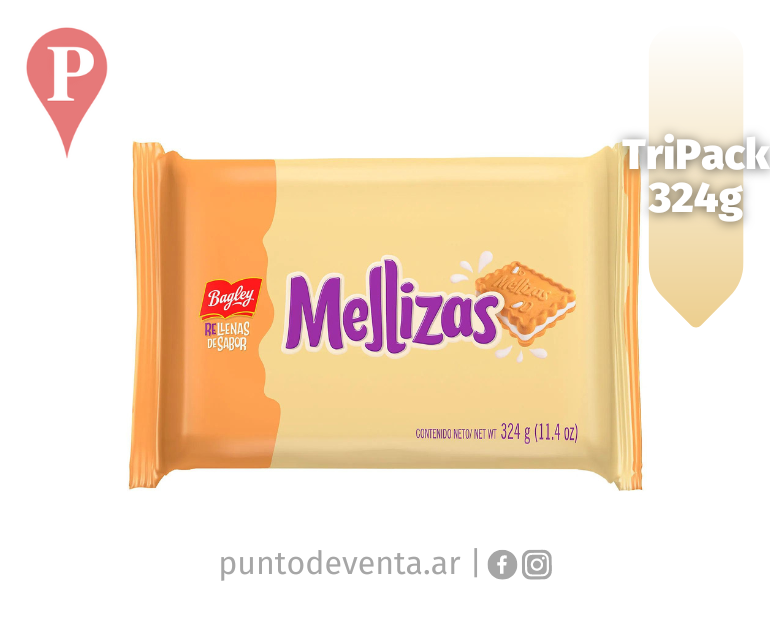 Galletitas Mellizas 3x108g - desarrollo.puntodeventa.ar